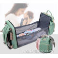 2022 Reka Bentuk Baru Mummy Bag Mummy Multifunction Bed Out Mother and Baby Bag Diaper Backpack